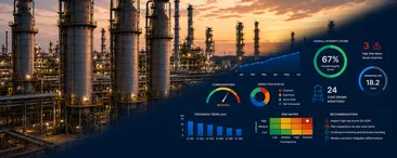 Near-real-time coke drum integrity and reliability dashboard