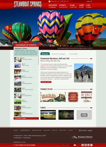 steamboatchamber.com, built on the Digital Ridge platform